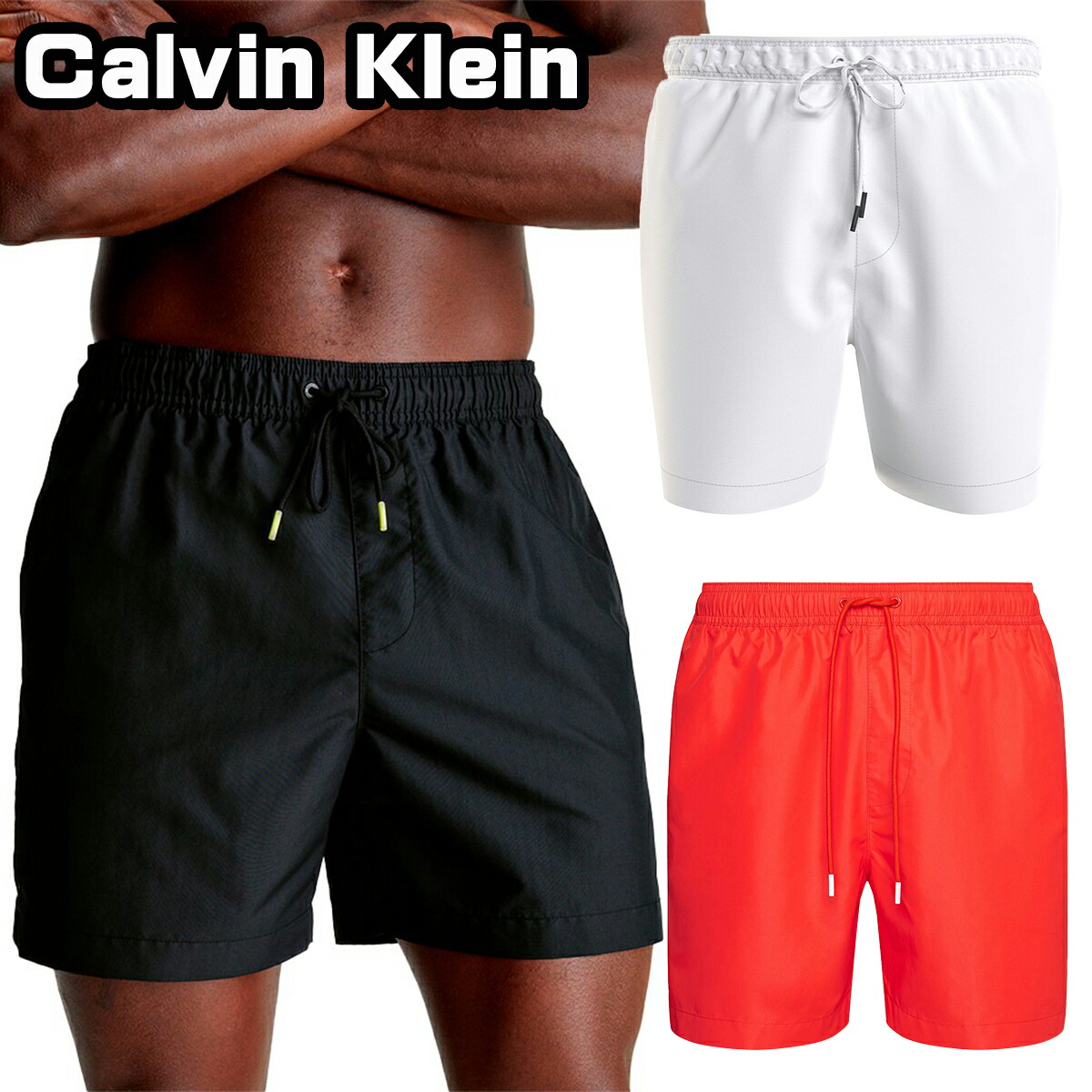 楽天市場】カルバンクライン 水着 メンズ Calvin Klein サーフパンツ