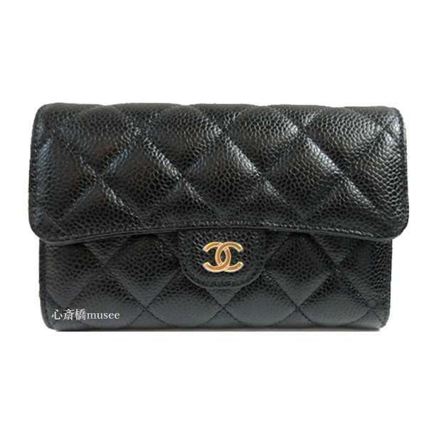 楽天市場】≪新品≫CHANEL シャネル ミディアム フラップ ウォレット