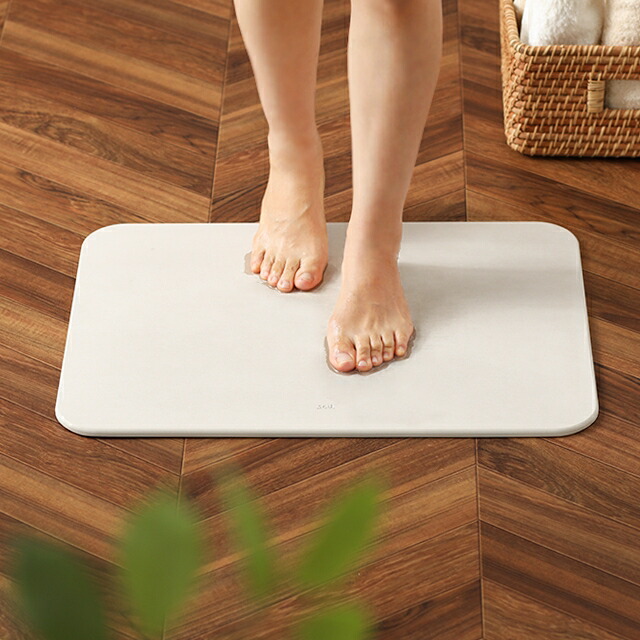 楽天市場】ソイル 珪藻土バスマット バスマットライト JIS-B246