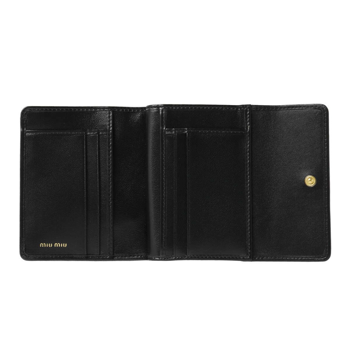 楽天市場】ミュウミュウ MIU MIU 二つ折り財布 MATELASSE マテラッセ