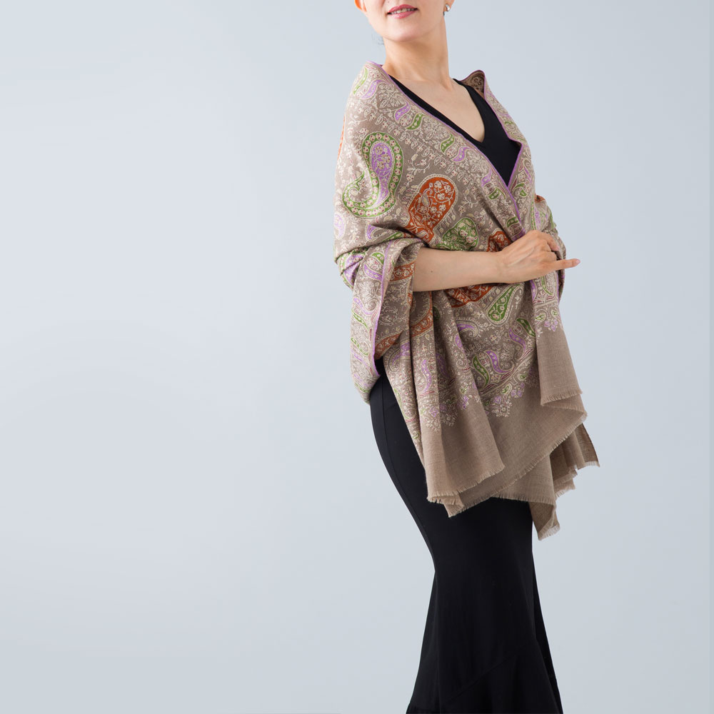 楽天市場】InDream パシュミナ 刺繍 ショール ［100cmx200cm