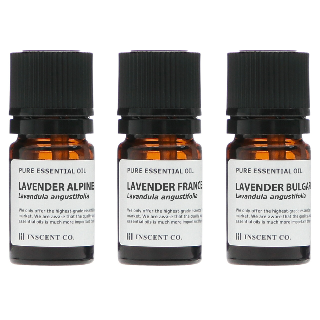 楽天市場】産地別 真正ラベンダー 3本セット (各5ml) ラベンダー