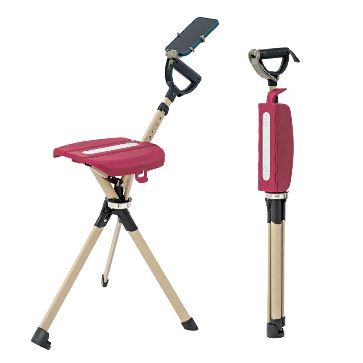 楽天市場】ステッキチェア【Ta-Da Chair # 2 Pro ターダ チェア】長さ