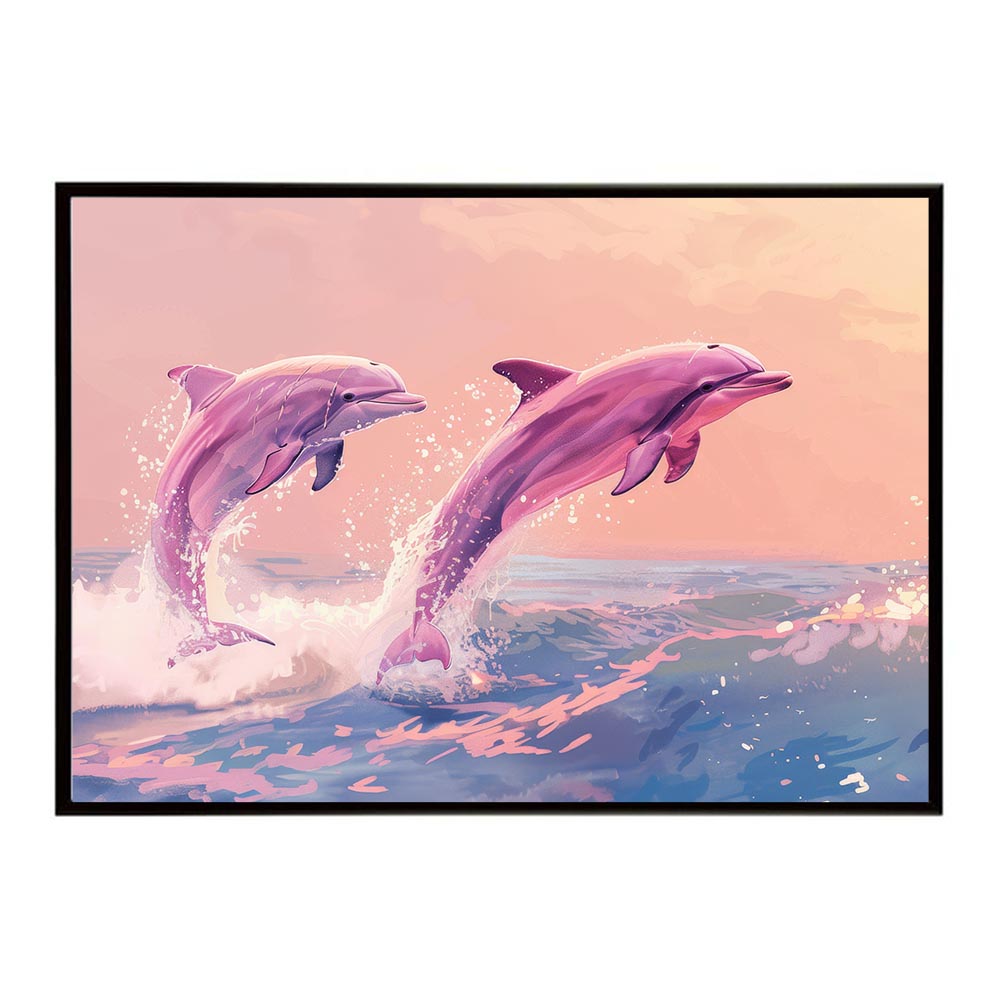 楽天市場】イルカ 海 ブルー ドルフィン 夏 ポスター クジラ シャチ