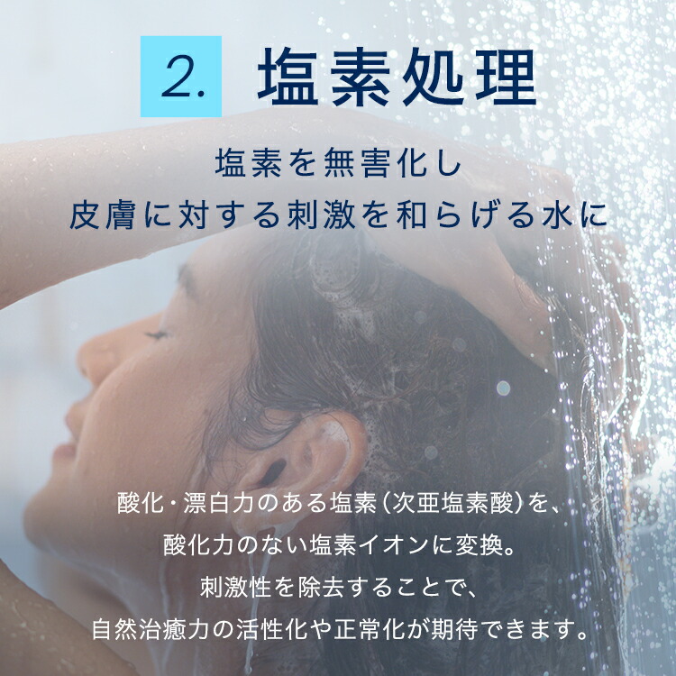 楽天市場】イオナック 国内配送 シャワーヘッド ionac 軟水化 軟水