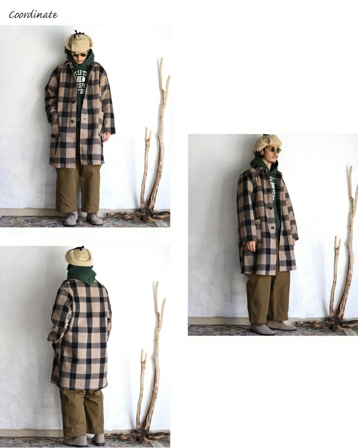 楽天市場】【30%OFFセールSALE】【orslow】 PRISONER COAT BEIGE CHECK