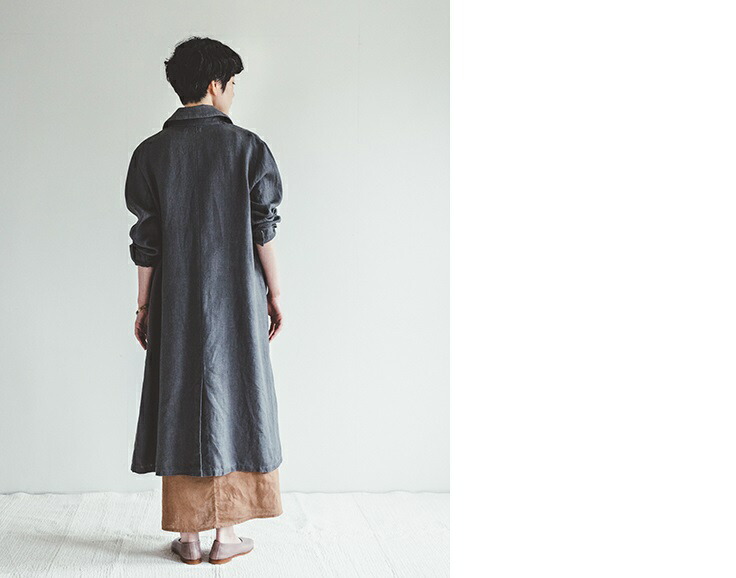 楽天市場】fog linen work(フォグリネンワーク)ライリーコート グリー