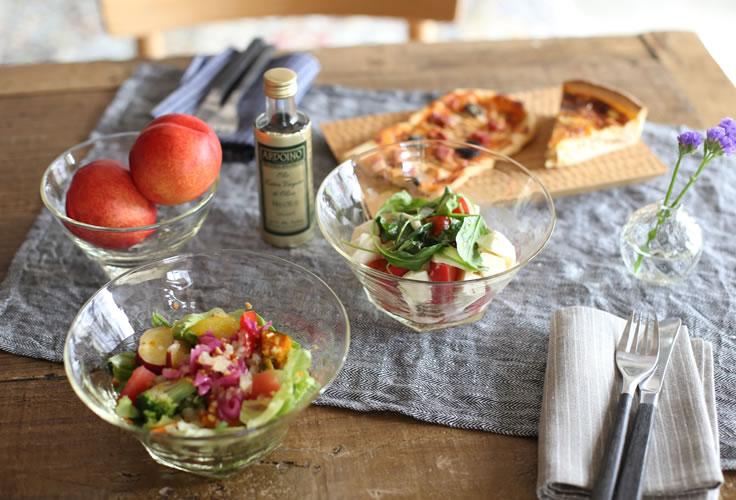 楽天市場】石川昌浩 吹きガラス 面取鉢（大）Lサイズ石川硝子工藝舎