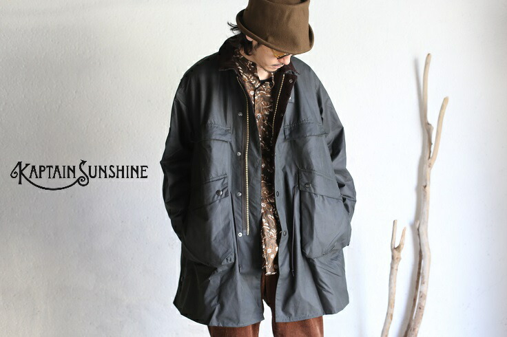 楽天市場】【Kaptain Sunshine × Barbour】 Stand Collar Traveller