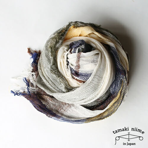 楽天市場】tamaki niime 玉木新雌 basic shawl big 21/ ベーシック