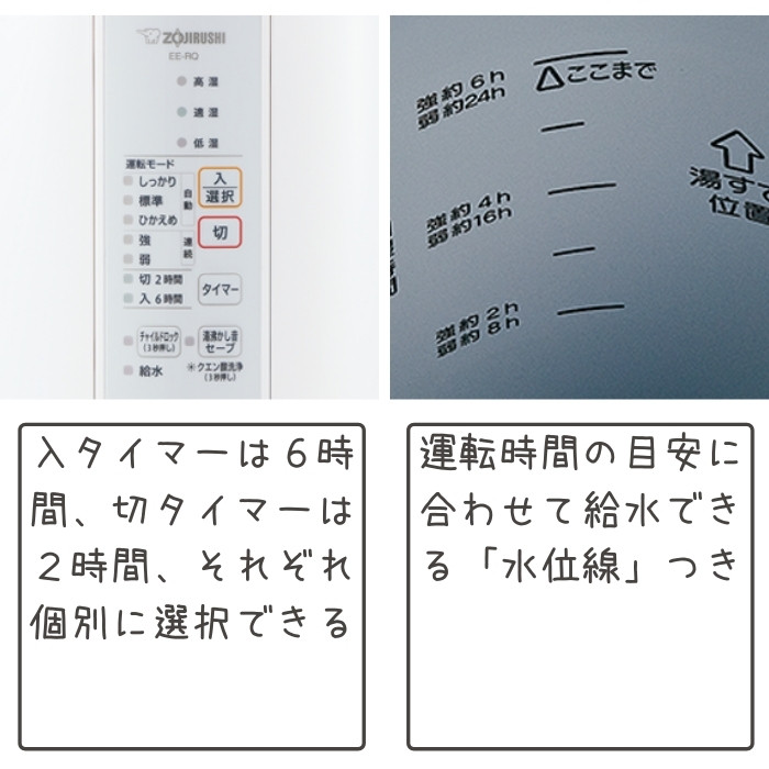 楽天市場】【2025 年間ベストショップ受賞】象印 スチーム式 加湿器 EE