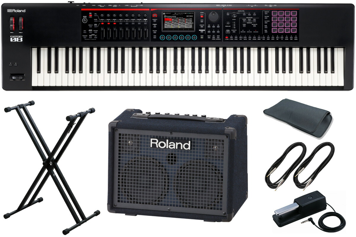 楽天市場】Roland ローランド / FANTOM-08 [キーボードアンプ