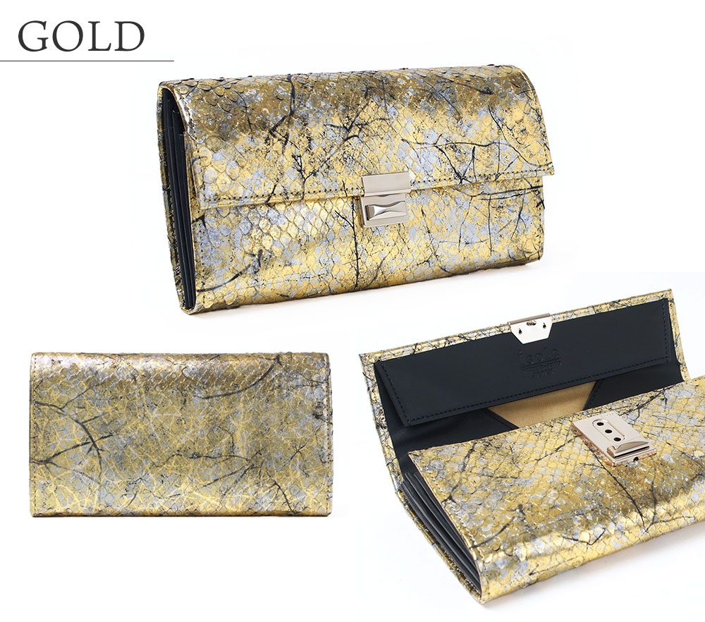 楽天市場】【 isola公式 】 財布 長財布 蛇革 レディース 大容量