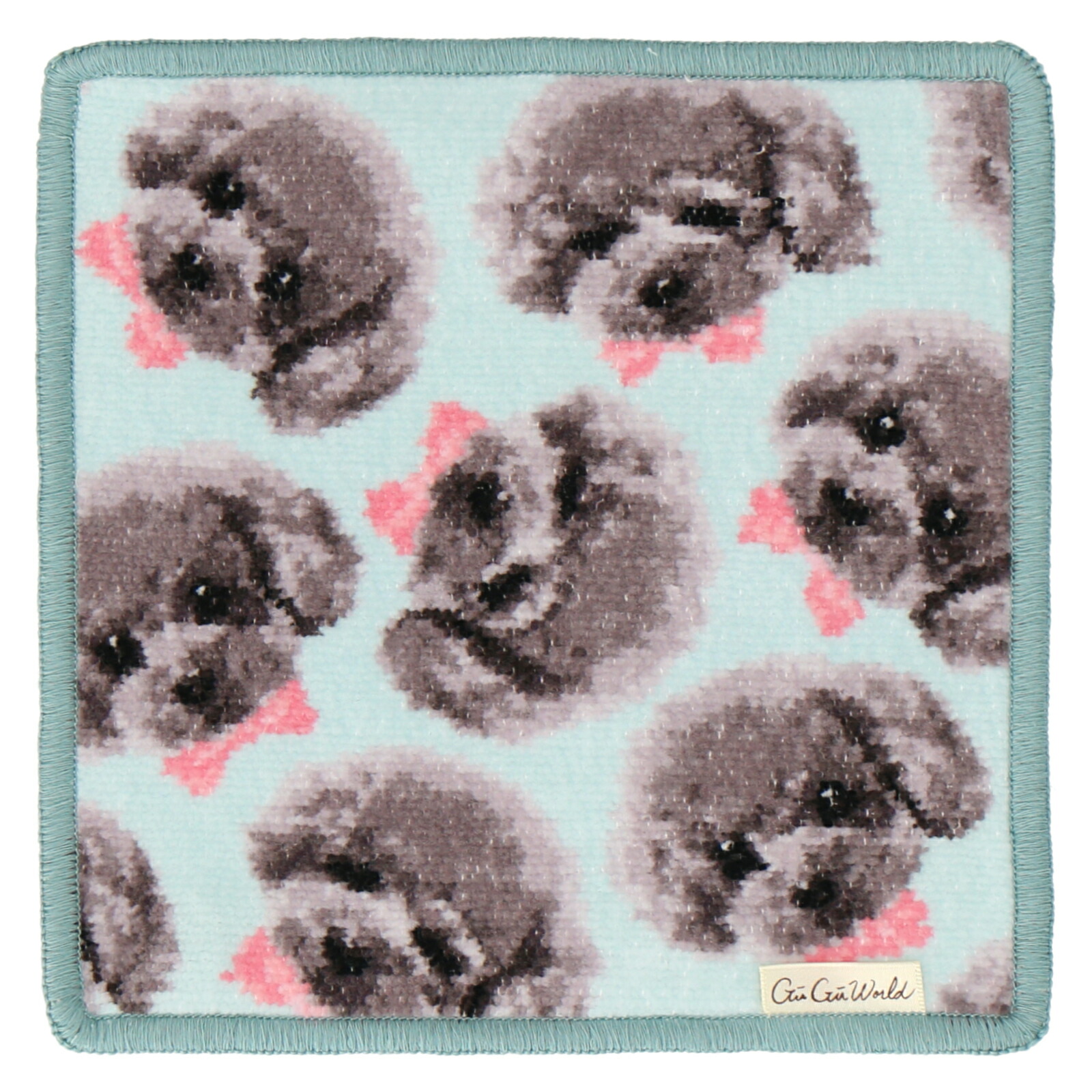 楽天市場】【グーグーワールド 】 シェニール織 タオルハンカチ 20cm