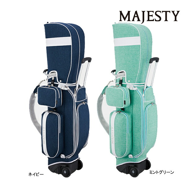 楽天市場】マジェスティ ゴルフ ヘザー ホイール キャディバッグ