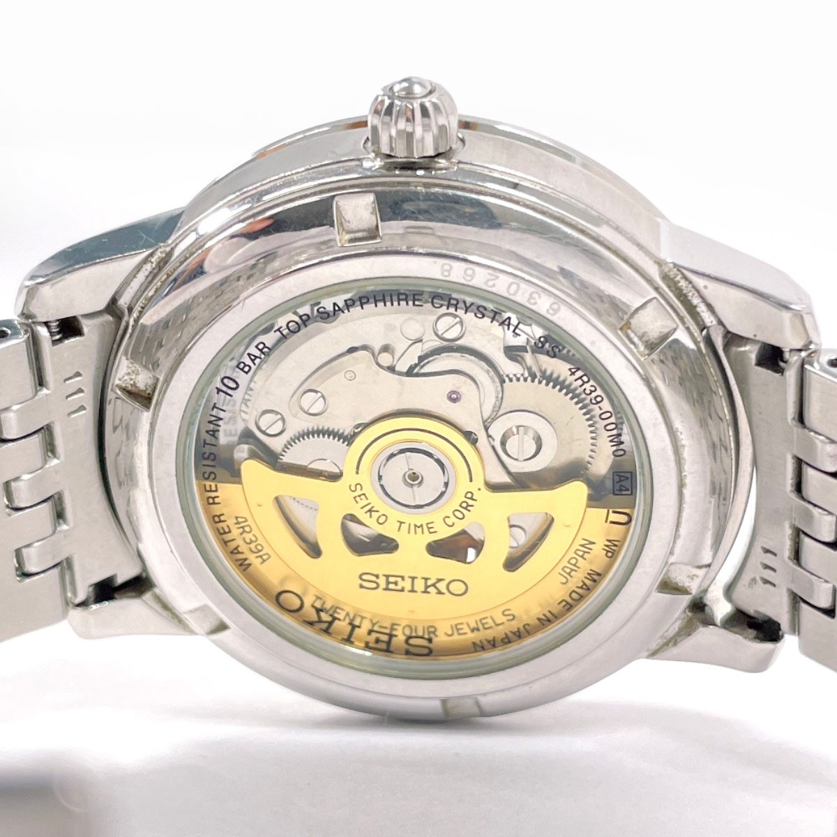 楽天市場】SEIKO セイコー プレザージュ オープンハート 4R39-00M0