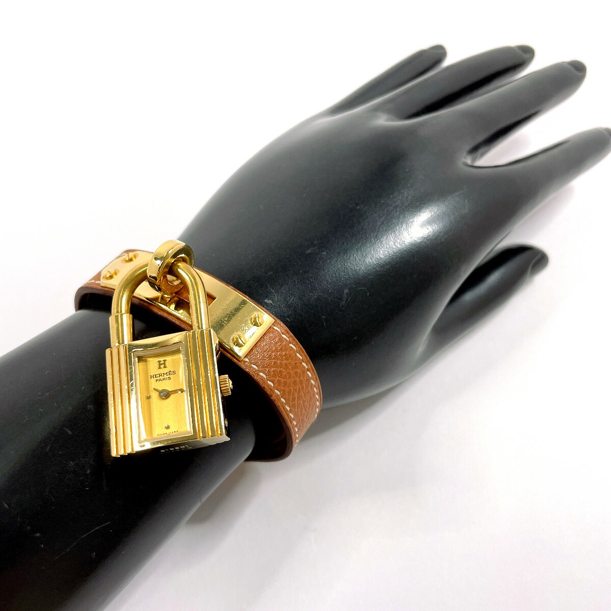 楽天市場】HERMES エルメス ケリーウォッチ 腕時計 GP/クシュベル