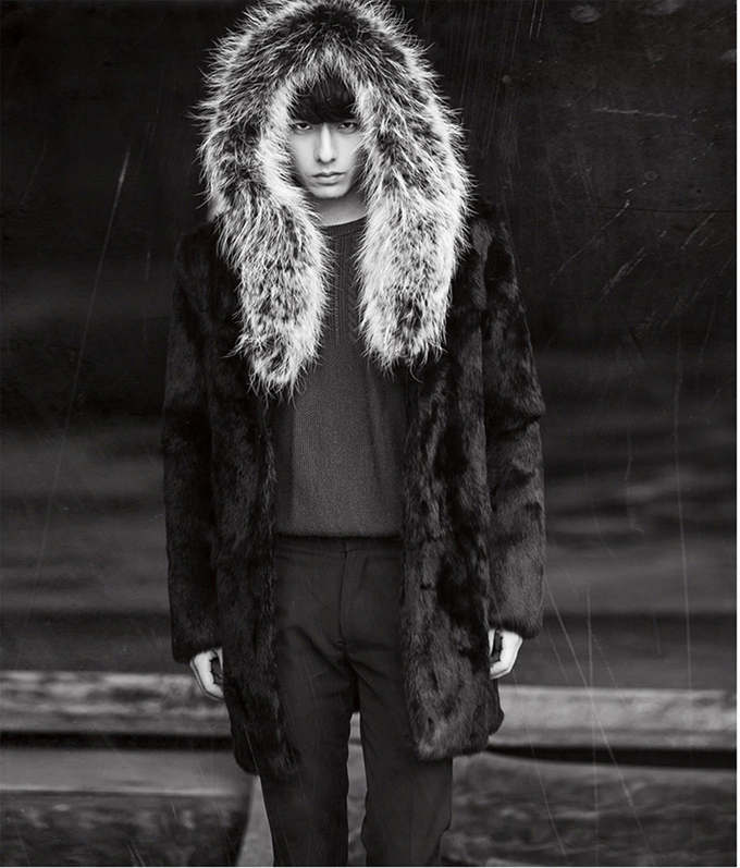 楽天市場】毛皮コート ファーコート メンズ ロッグコート タヌキ