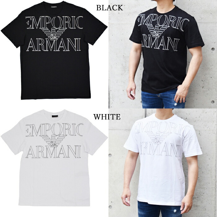 楽天市場】EMPORIO ARMANI エンポリオ アルマーニ 半袖クルーネックT