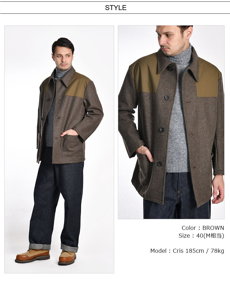 楽天市場】[期間SALE] Yarmo/ヤーモ Melton DONKEY COAT メルトン