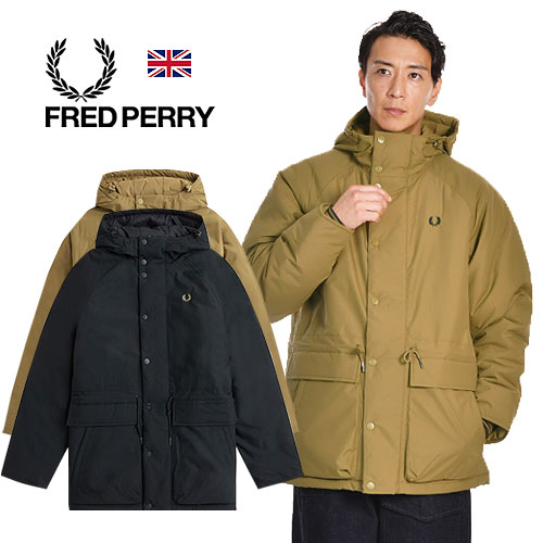 楽天市場】FRED PERRY/フレッドペリー PADDED ZIP THROUGH JACKET