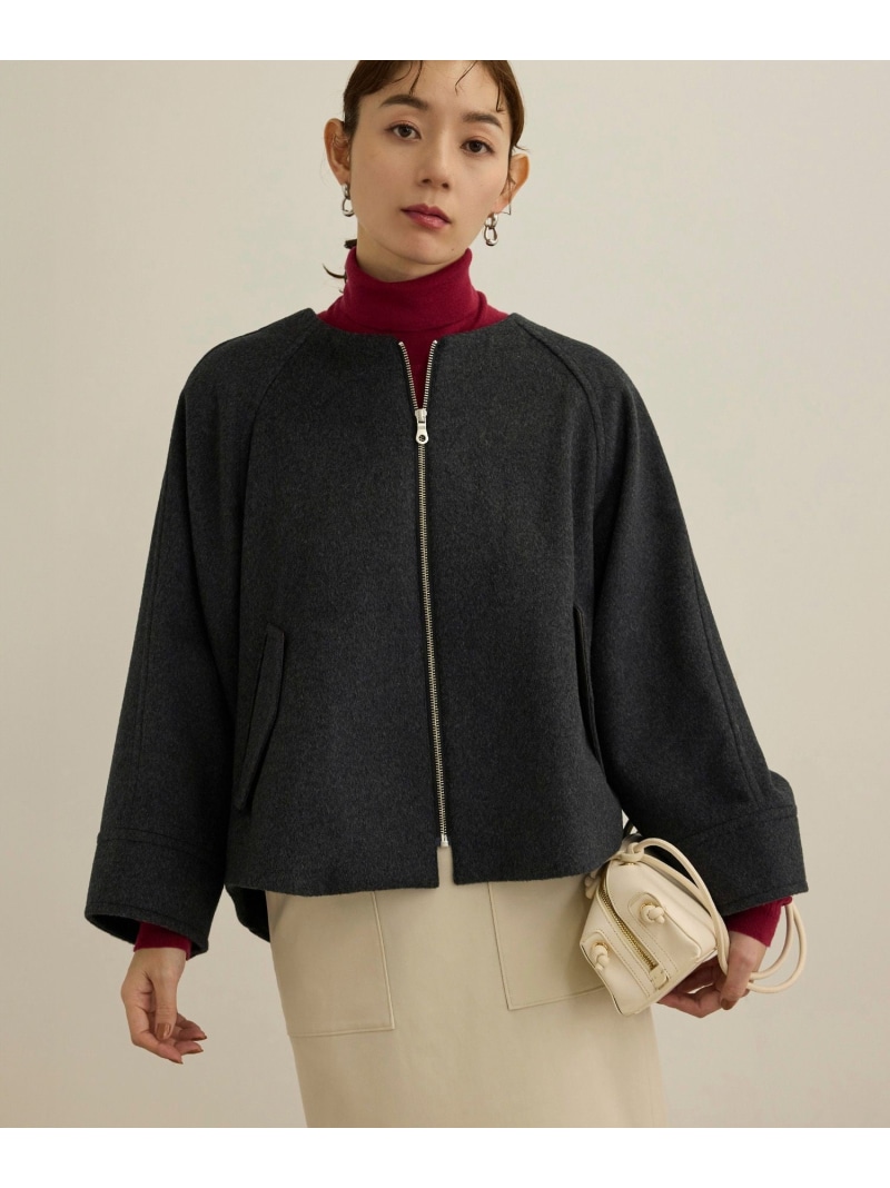 楽天市場】プレミアムカシミヤ ジップブルゾン【新色追加】 ROPE' ロペ