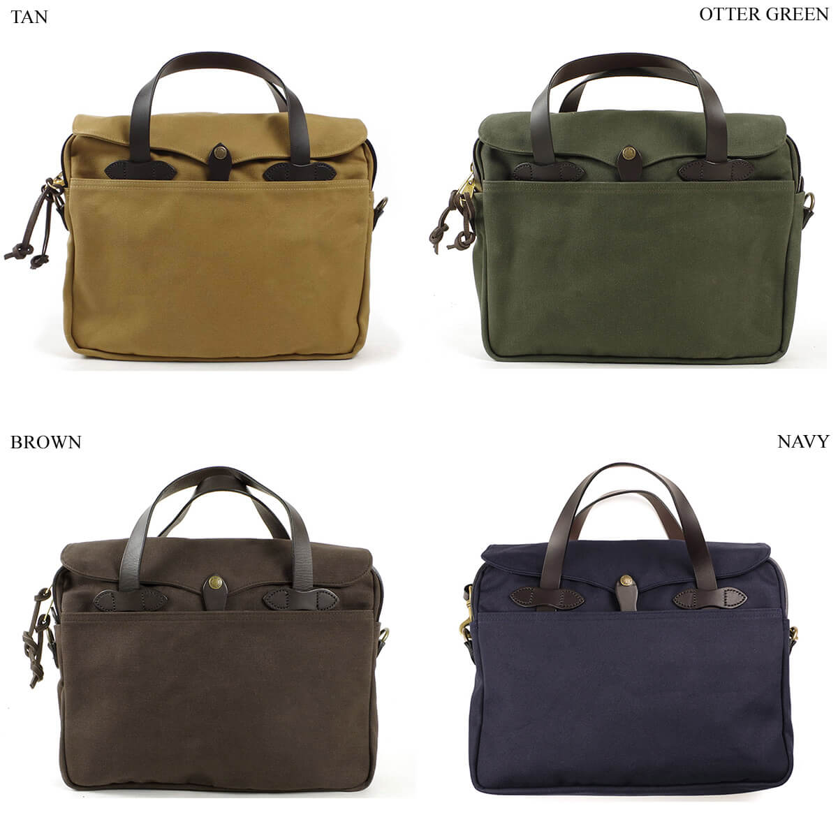 美品 USA製 FILSON ラギッドツイル オイルド 2way ブリーフケース 美品