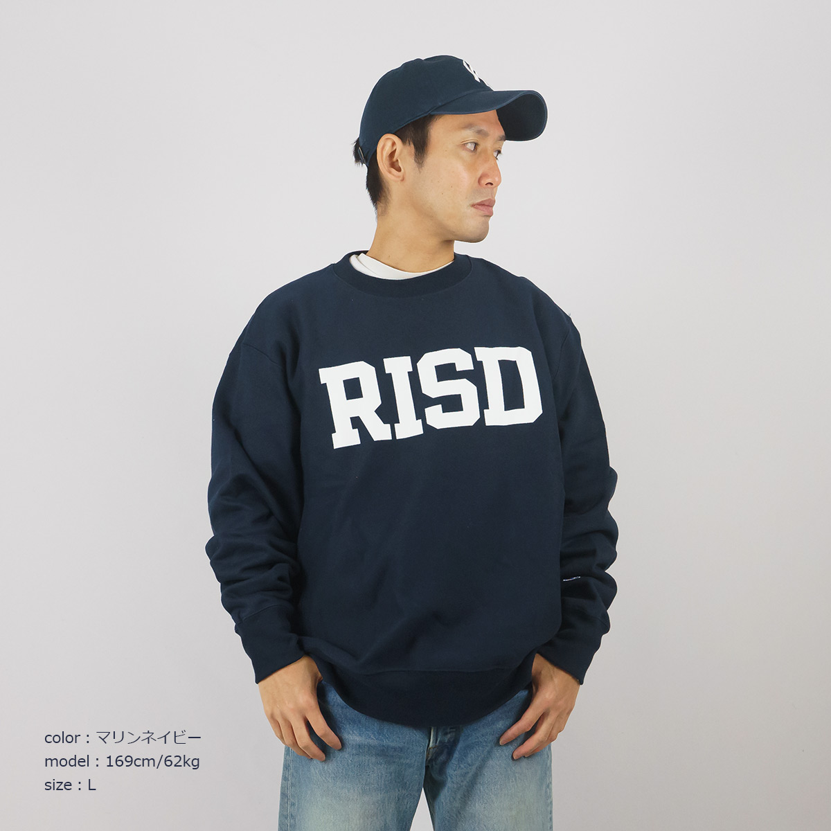 楽天市場】リズディ RISD オフィシャル クルーネック カレッジ