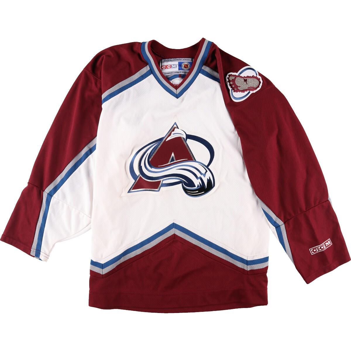 楽天市場】古着 CCM NHL COLORADO AVALANCHE コロラドアバランチ V