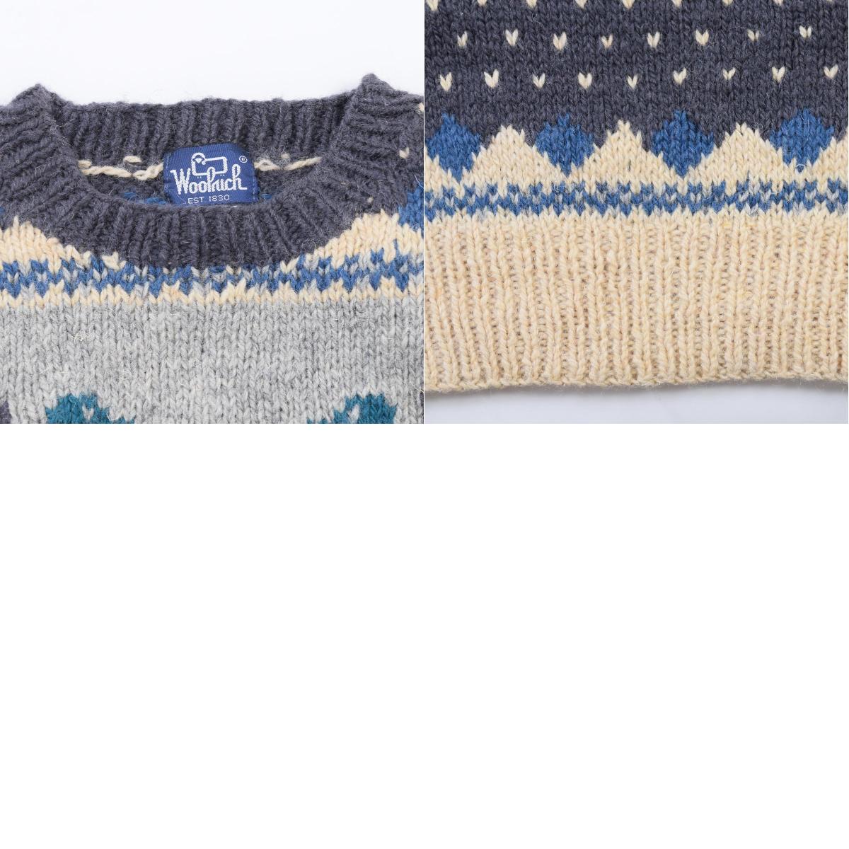 楽天市場】80年代 ウールリッチ WOOLRICH カモ柄 バーズアイ柄 ウール