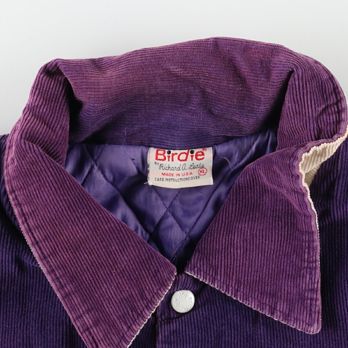 楽天市場】古着 90年代 Birdie バック刺繍 襟付き コーデュロイ