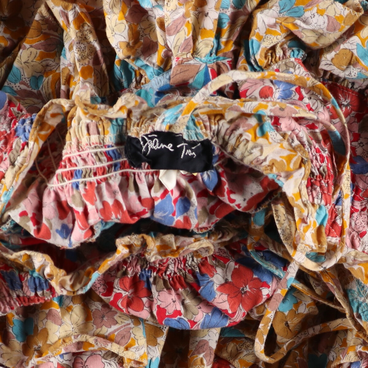 楽天市場】古着 80'S ダイアンフレイス Diane Freis 花柄 フリル