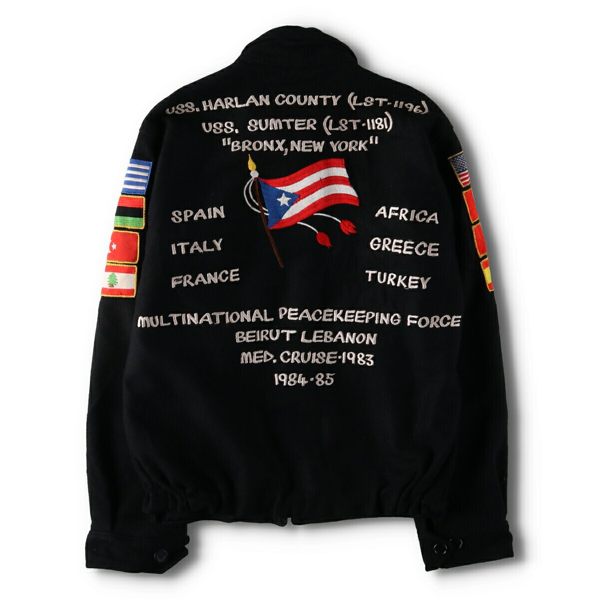 楽天市場】古着 80'S ツアージャケット スーベニアジャケット メンズL