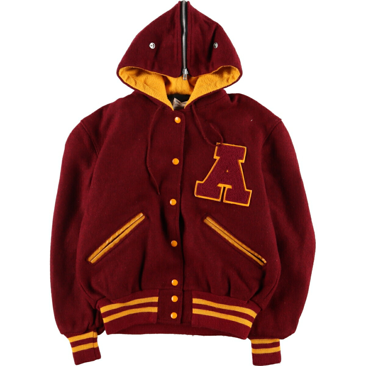 楽天市場】古着 70~80'S DeLONG フード付き セーラーカラー ウール