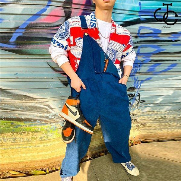 楽天市場】サロペット メンズ コーデュロイ つなぎ サロペット