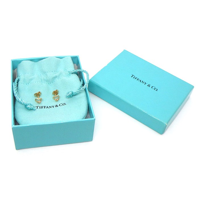 楽天市場】ティファニー Tiffany & Co. ピアス オープン ハート 幅7mm