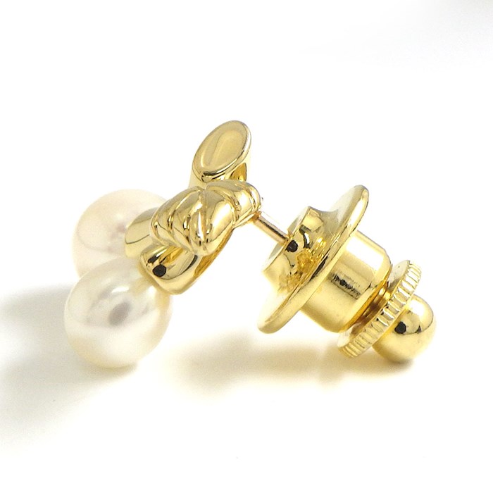 楽天市場】ミキモト MIKIMOTO ピンブローチ チェリー リーフ パール