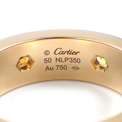 楽天市場】カルティエ Cartier リング ラブ B4087850 マルチカラー