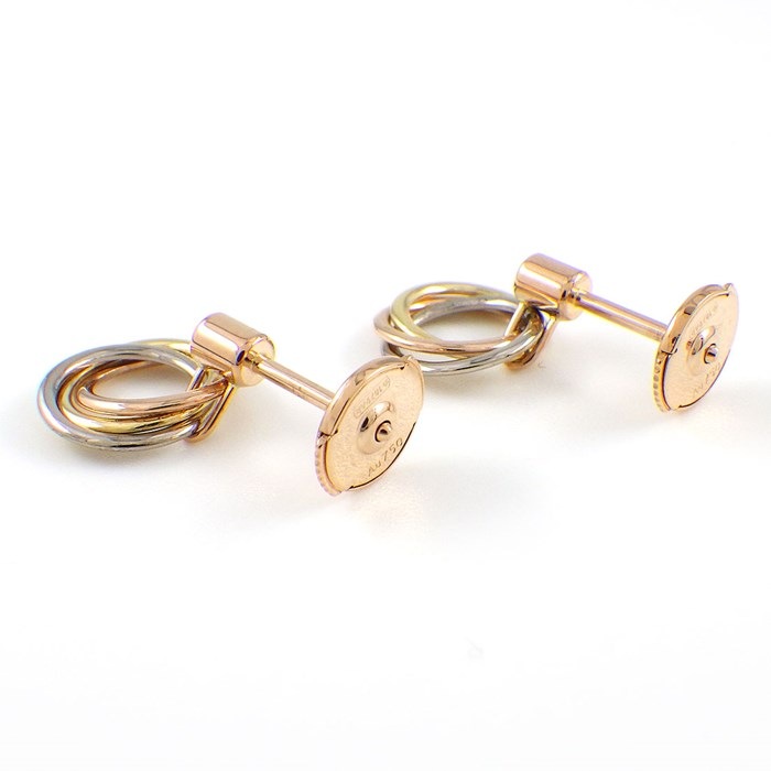 楽天市場】カルティエ Cartier ピアス トリニティ B8043200 サークル