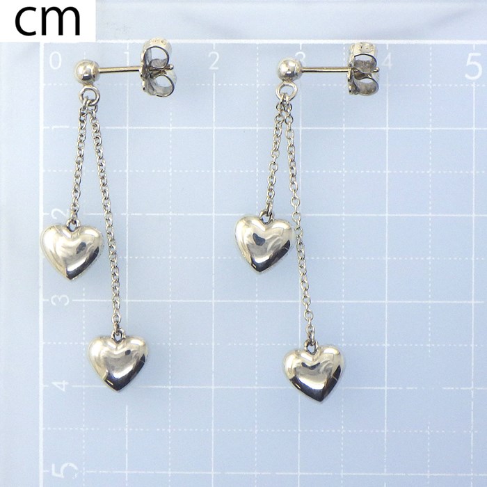 楽天市場】ティファニー Tiffany & Co. ピアス ダブル ハート ドロップ