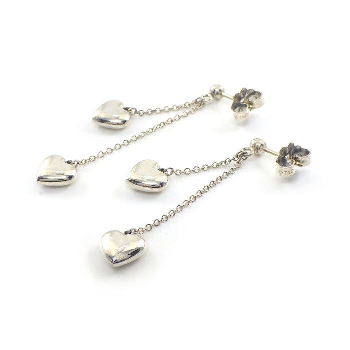 楽天市場】ティファニー Tiffany & Co. ピアス ダブル ハート ドロップ