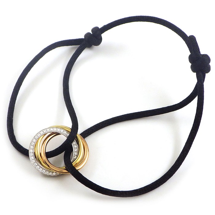 楽天市場】カルティエ Cartier ブレスレット トリニティ トリプル