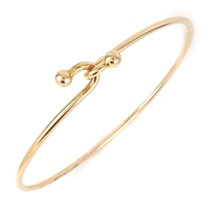 楽天市場】ティファニー Tiffany & Co. バングル ダブルフック K14PG