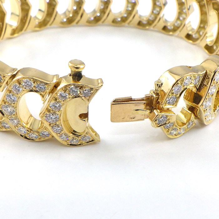 楽天市場】カルティエ Cartier ブレスレット C ドゥ カルティエ C2 2C