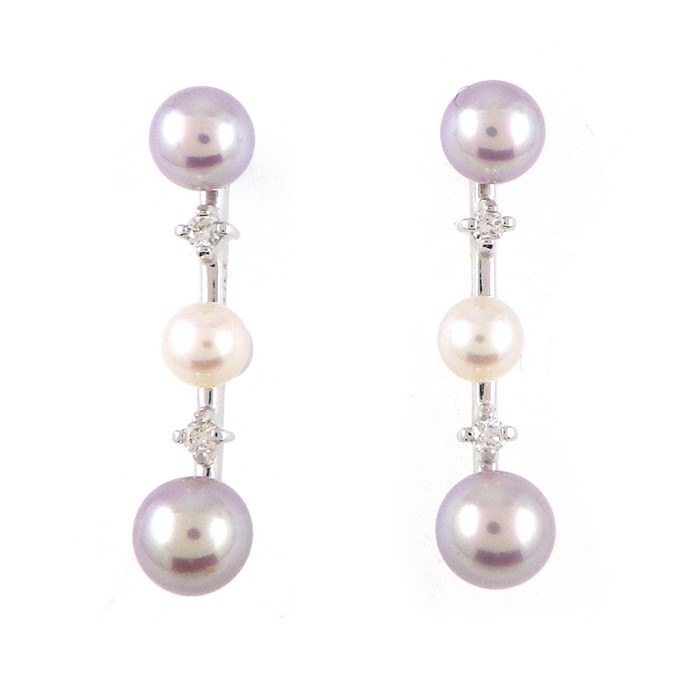 楽天市場】タサキ 田崎真珠 TASAKI ピアス パール 3.5-4.5mm珠