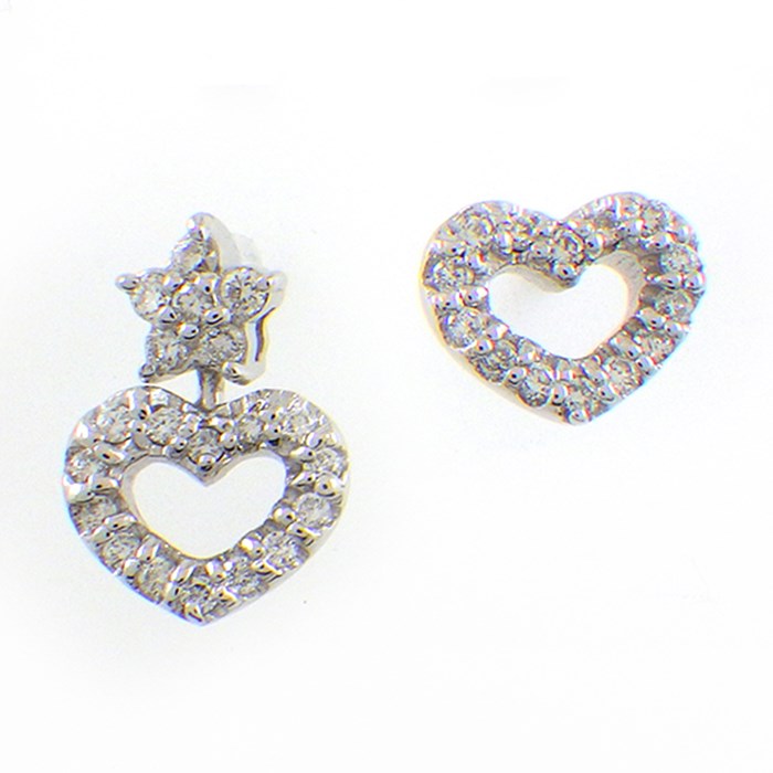 楽天市場】ポンテヴェキオ Ponte Vecchio ピアス ハート 星 モチーフ