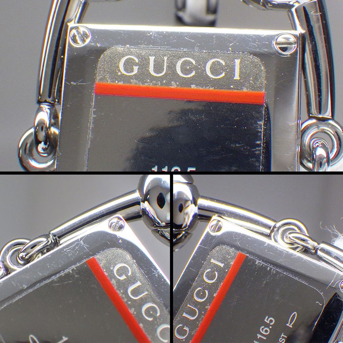 楽天市場】グッチ GUCCI 腕時計 シニョーリア 116.5 スクエア ブルー