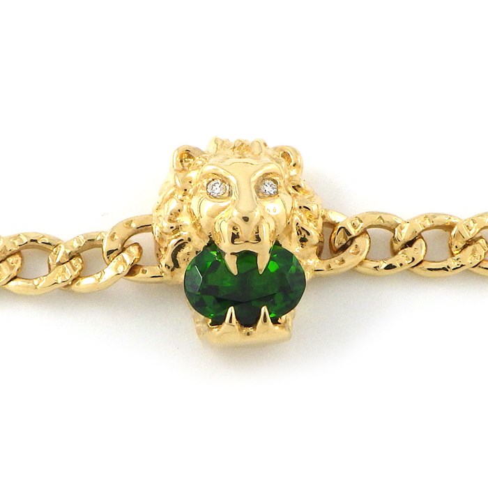 楽天市場】グッチ GUCCI ブレスレット ライオンヘッド 喜平チェーン 2