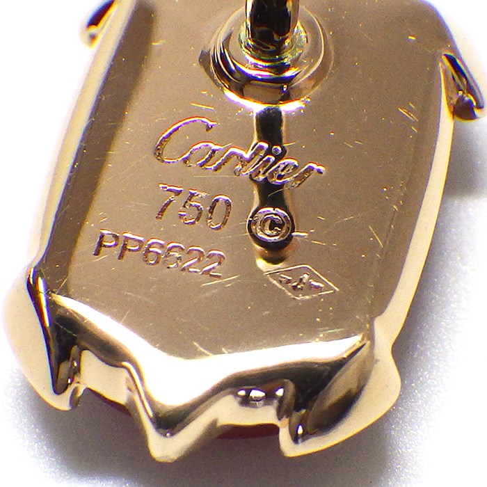 楽天市場】カルティエ Cartier ピアス トーチュ 亀モチーフ K18PG