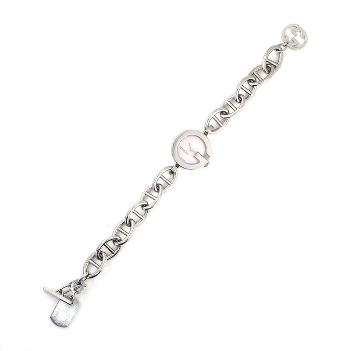 楽天市場】グッチ GUCCI 腕時計 ブレスウォッチ Gチャーム 107 ピンク